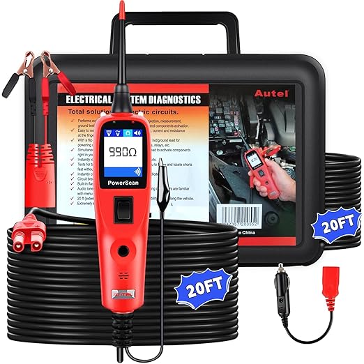 Autel PowerScan PS100 Car Electrical Circuit Tester Four Work Mode 12V/24V Automotive System Diagnostic AVOmeter Test Tool PS100 Autel PowerScan PS100 Car Electrical Circuit Tester Four Work Mode 12V/24V Automotive System Diagnostic AVOmeter Test Tool PS100