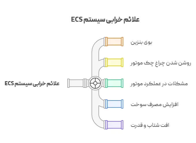 علائم خرابی سیستم ecs