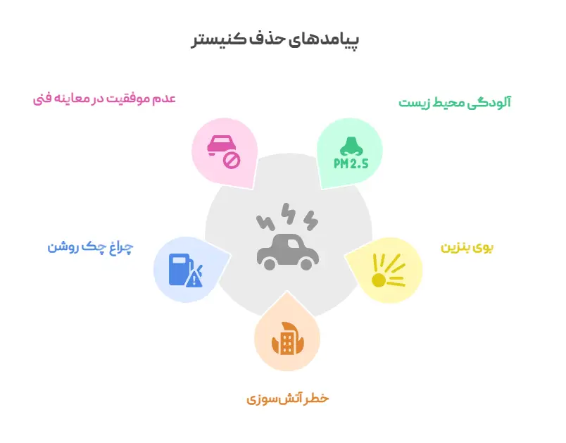پیامدهای حذف کنیستر