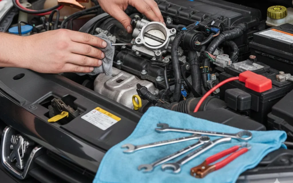 آموزش کالیبراسیون دستی دریچه گاز برقی ۲۰۶ و ۲۰۷