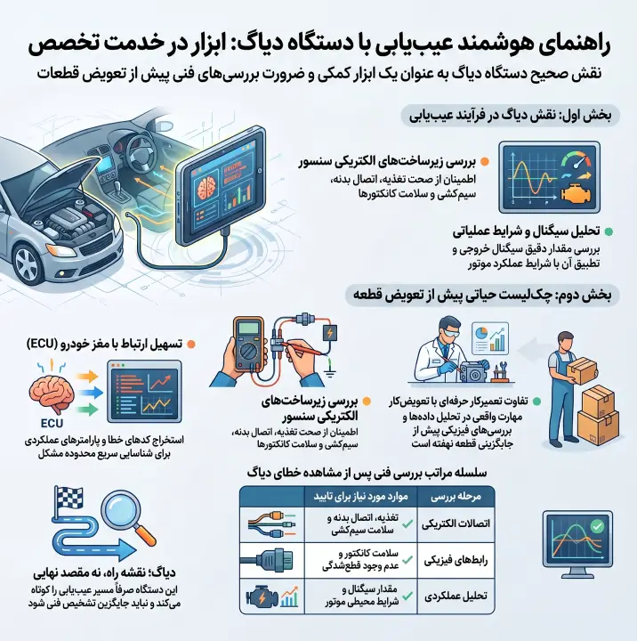 نقش_دستگاه_دیاگ_در_عیب‌یابی_خودروهای_انژکتوریخودروهای انژکتوری