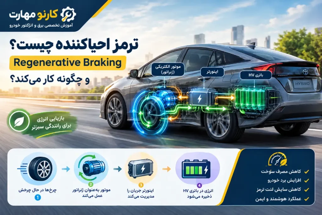 ترمز احیاکننده یا Regenerative Braking چیست و چگونه کار می‌کند؟