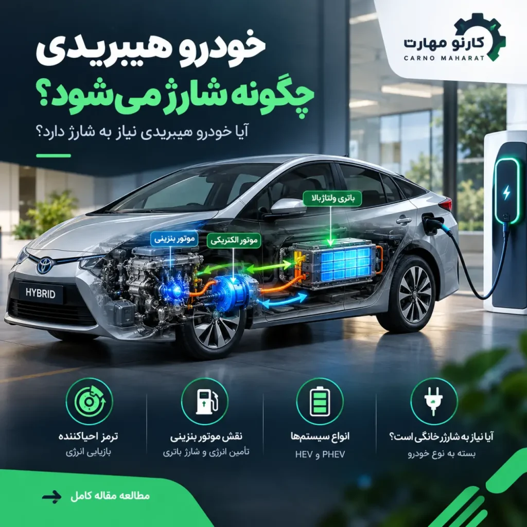 خودرو هیبریدی چگونه شارژ می‌شود؟ آیا خودرو هیبریدی نیاز به شارژ دارد؟