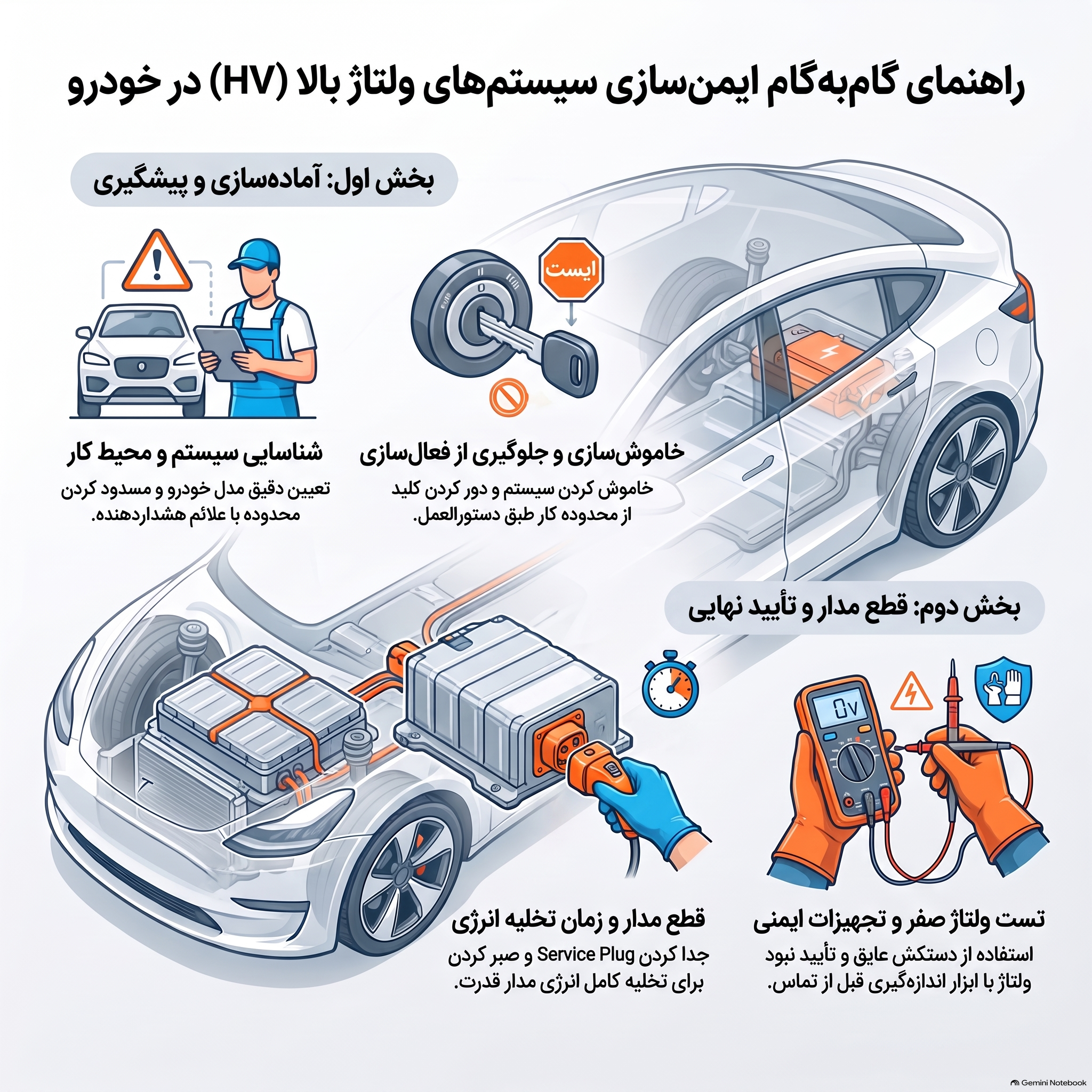 چگونه سیستم HV را ایمن کنیم؟