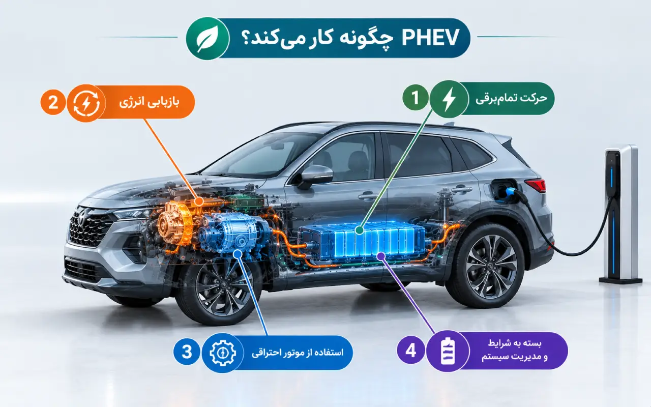 PHEV چگونه کار میکند؟